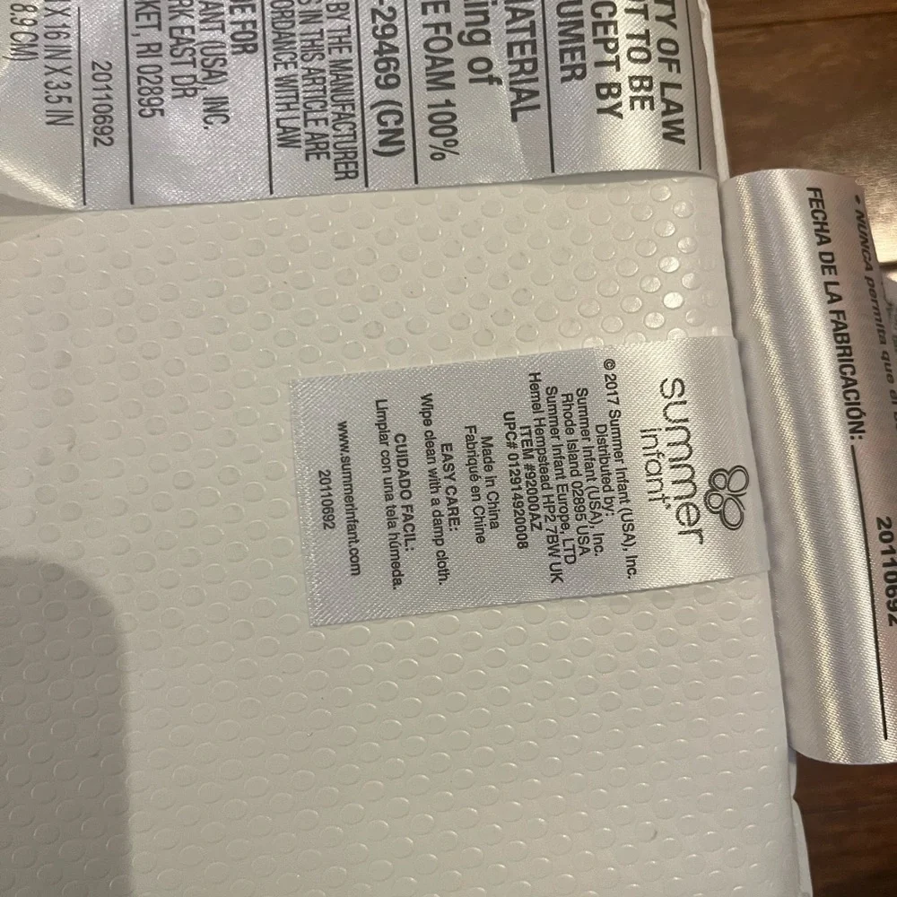 Quilted White Changing Pad summer infant